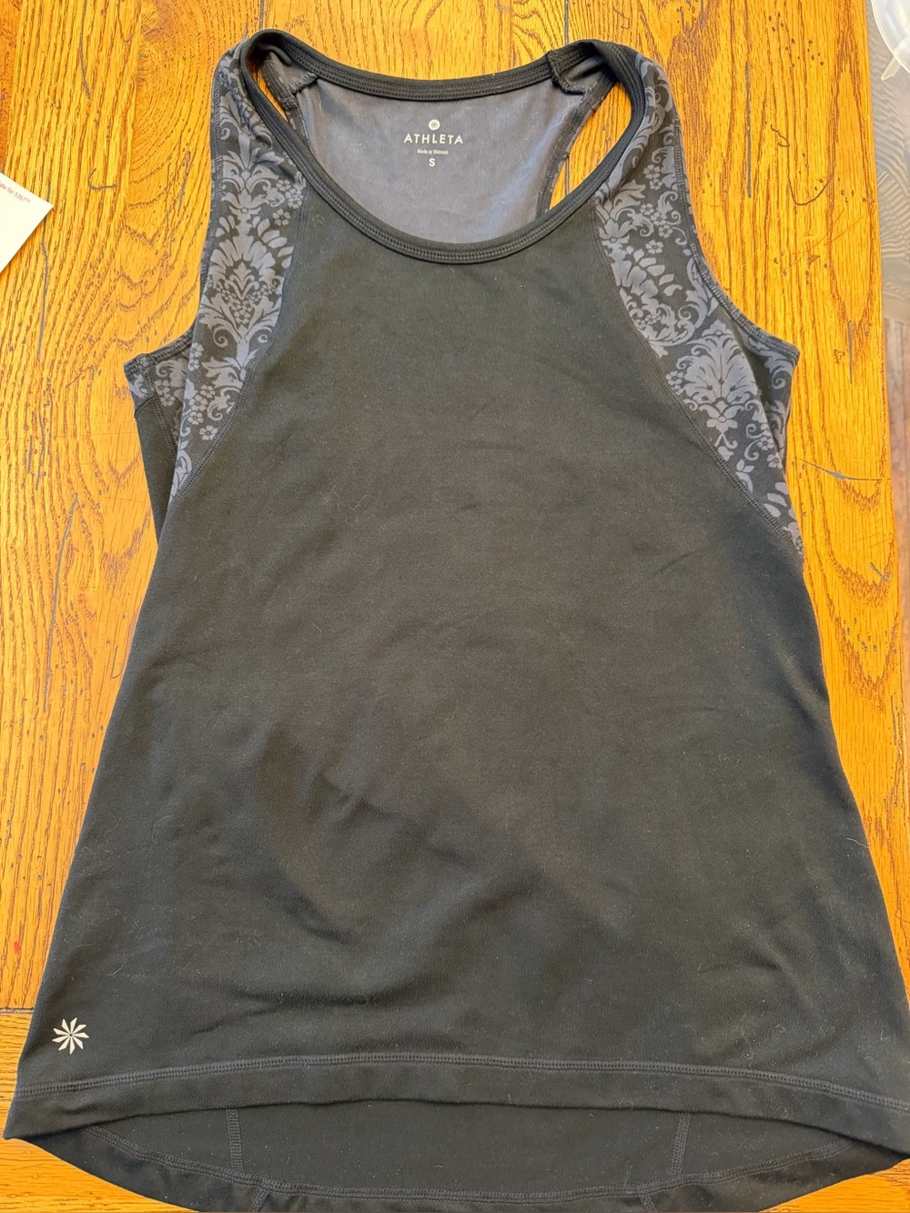 Athleta Women's Black Racerback Tank Top sz S